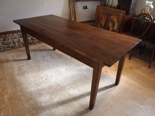 TABLE REFECTORY FARMHOUSE OAK DINING GEORGE III PERIOD FRENCH C1800 - ADDITIONAL PHOTO 8