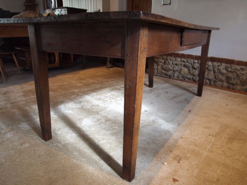 TABLE REFECTORY FARMHOUSE OAK DINING GEORGE III PERIOD FRENCH C1800 - ADDITIONAL PHOTO 10