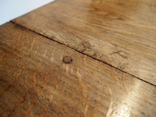 TABLE REFECTORY FARMHOUSE DINING OAK VICTORIAN C1880 - ADDITIONAL PHOTO 8