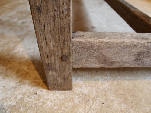 TABLE WONDERFUL GEORGE III OAK AND PINE REFECTORY FARMHOUSE C1790 - ADDITIONAL PHOTO 8
