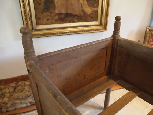 BED VERY RARE GEORGE III CHILD'S BED C1810 - ADDITIONAL PHOTO 8