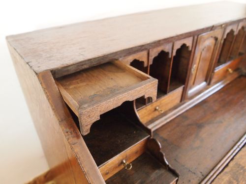 BUREAU DESK VERY RARE NORFOLK WELLS GEORGE II OAK C1740 - ADDITIONAL PHOTO 10