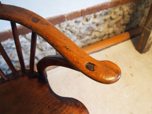 CHAIR STUNNING WINDSOR GEORGE III ELM BEECH C1790 - ADDITIONAL PHOTO 5