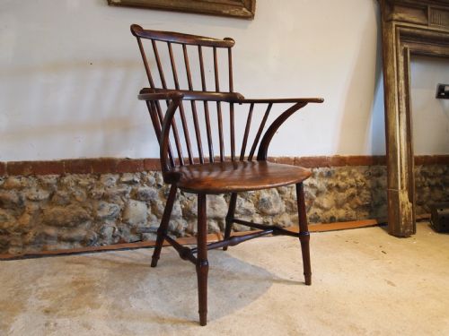 CHAIR STUNNING WINDSOR GEORGE III ELM BEECH C1790 - ADDITIONAL PHOTO 7