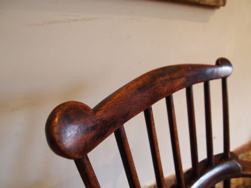 CHAIR STUNNING WINDSOR GEORGE III ELM BEECH C1790 - ADDITIONAL PHOTO 8