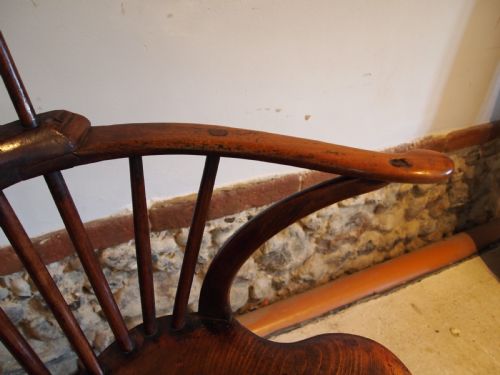 CHAIR STUNNING WINDSOR GEORGE III ELM BEECH C1790 - ADDITIONAL PHOTO 10