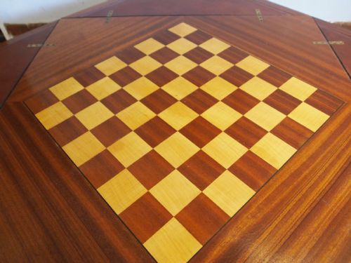 TABLE COFFEE GAMES TABLE STUNNING MADE BY A CULLEY C1930 - ADDITIONAL PHOTO 7