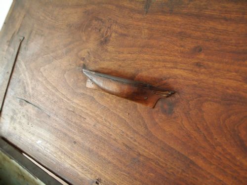 fig 3. Chest trunk rare Seamans sailors chest Camphor wood c1800
