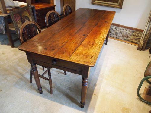 TABLE RARE STUNNING FARMHOUSE REFECTORY ENGLISH OAK C1820 - ADDITIONAL PHOTO 3