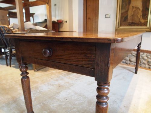 TABLE RARE STUNNING FARMHOUSE REFECTORY ENGLISH OAK C1820 - ADDITIONAL PHOTO 4