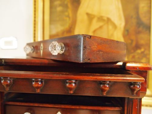 CHEST OF DRAWERS RARE REGENCY MINIATURE APPRENTICE SECRET DRAWER C1820 - ADDITIONAL PHOTO 4