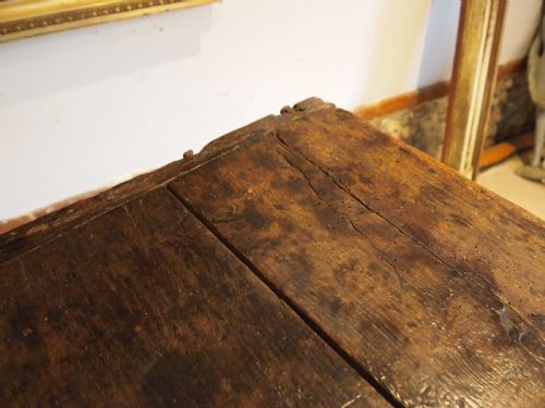 TABLE RARE GEORGE II OAK REFECTORY FARMHOUSE DINING C1740 - ADDITIONAL PHOTO 6