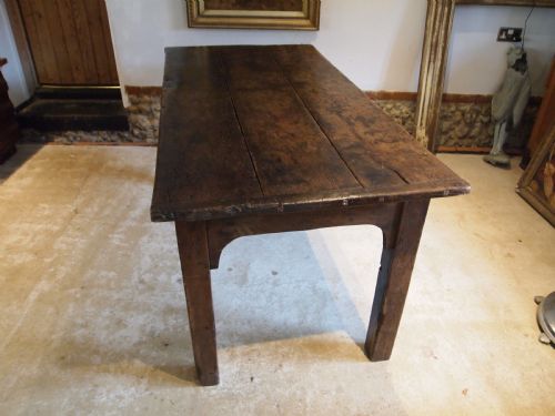 TABLE RARE GEORGE II OAK REFECTORY FARMHOUSE DINING C1740 - ADDITIONAL PHOTO 8