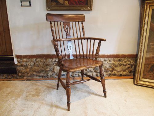 chair outstanding windsor ash elm armchair c1840 - CATEGORY: ANTIQUE CHAIRS - DATED VICTORIAN