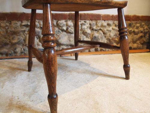CHAIR OUTSTANDING WINDSOR ASH ELM ARMCHAIR C1840 - ADDITIONAL PHOTO 8