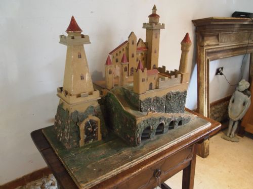 CASTLE VICTORIAN PERIOD FOLK ART GERMAN SCRATCH BUILT C1880 - ADDITIONAL PHOTO 6
