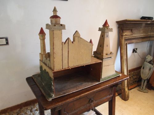 CASTLE VICTORIAN PERIOD FOLK ART GERMAN SCRATCH BUILT C1880 - ADDITIONAL PHOTO 8