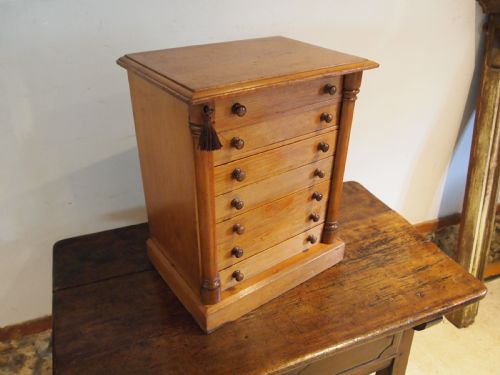 chest of drawers rare collectors wellington chest c1870 - CATEGORY: ANTIQUE CHEST OF DRAWERS - DATED VICTORIAN