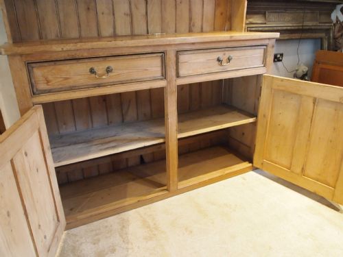 DRESSER SIDEBOARD STUNNING VICTORIAN PINE C1850 - ADDITIONAL PHOTO 4