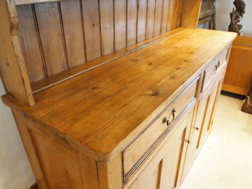 DRESSER SIDEBOARD STUNNING VICTORIAN PINE C1850 - ADDITIONAL PHOTO 5