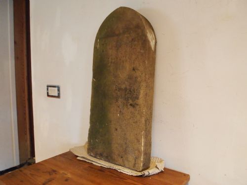YORK STONE HEADSTONE GRAVESTONE VICTORIAN DATED 1868 - ADDITIONAL PHOTO 8