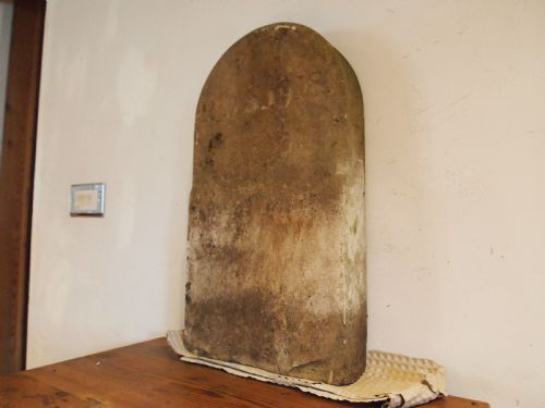 YORK STONE HEADSTONE GRAVESTONE DATED 1918 - ADDITIONAL PHOTO 4