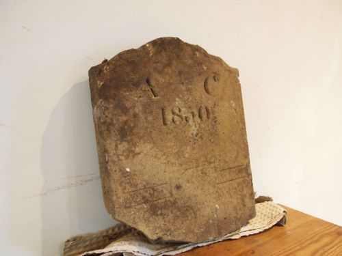 YORK STONE HEADSTONE GRAVESTONE DATED 1860