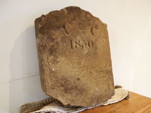 YORK STONE HEADSTONE GRAVESTONE DATED 1860 - ADDITIONAL PHOTO 5