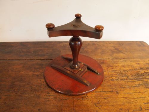 TABLE RARE MINIATURE VICTORIAN TILT TOP BREAKFAST TABLE FLAME MAHOGANY C1840 - ADDITIONAL PHOTO 2