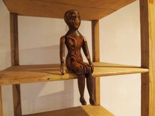 RARE ARTIST LAY FIGURE VICTORIAN PINE MANNEQUIN C1890 - ADDITIONAL PHOTO 4