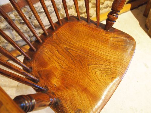 CHAIR STUNNING VICTORIAN WINDSOR ASH ELM ARMCHAIR C1840 - ADDITIONAL PHOTO 8