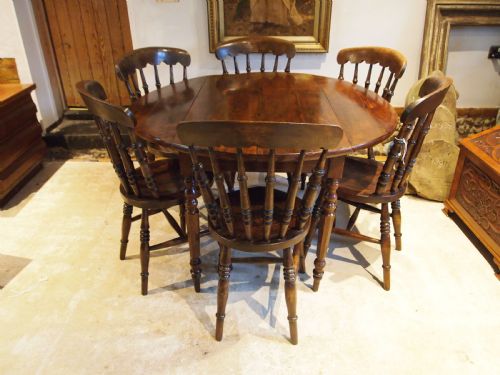 TABLE RARE SOLID YEW COTTAGE DINING TABLE C1820 - ADDITIONAL PHOTO 1