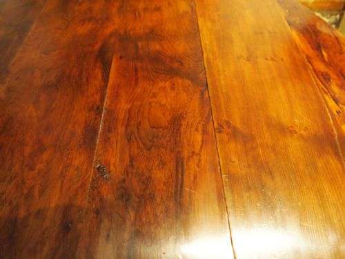 TABLE RARE SOLID YEW COTTAGE DINING TABLE C1820 - ADDITIONAL PHOTO 3
