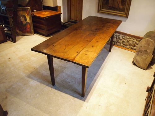 table rare refectory farmhouse dining george iii oak top comes off c1800 - CATEGORY: ANTIQUE TABLES - DATED 1800