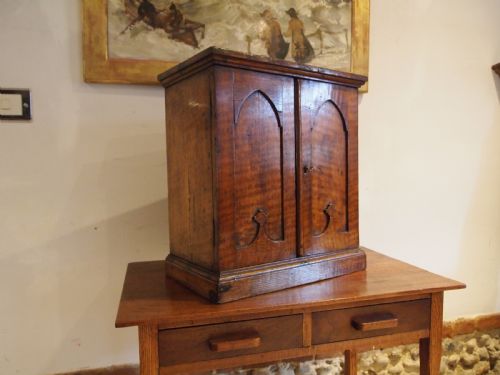 RARE ARTS AND CRAFTS GOTHIC CHEST OF DRAWERS COLLECTORS JEWELLERY C1880 - ADDITIONAL PHOTO 2