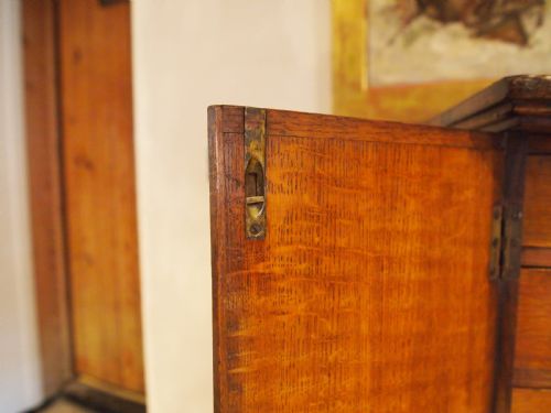 RARE ARTS AND CRAFTS GOTHIC CHEST OF DRAWERS COLLECTORS JEWELLERY C1880 - ADDITIONAL PHOTO 6