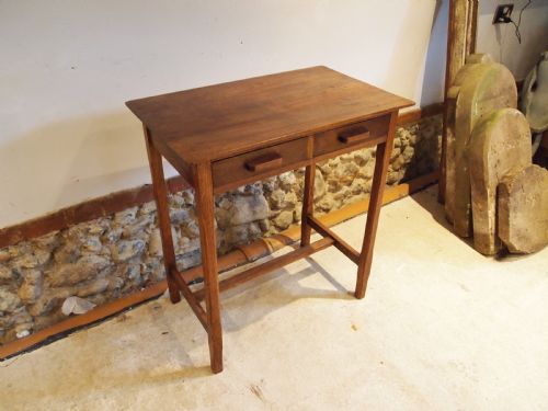 table arts crafts cotswold school oak walnut c1920 - CATEGORY: ANTIQUE TABLES - DATED 1920