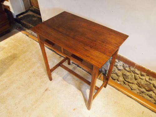 TABLE ARTS CRAFTS COTSWOLD SCHOOL OAK WALNUT C1920 - ADDITIONAL PHOTO 8