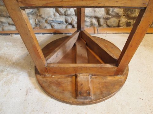 TABLE STUNNING CRICKET TABLE GEORGE III PINE C1800 - ADDITIONAL PHOTO 5