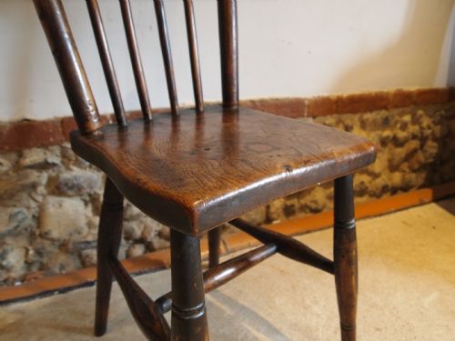 CHAIR RARE WELSH PRIMITIVE STICK BACK WINDSOR CHAIR C1800 - ADDITIONAL PHOTO 5
