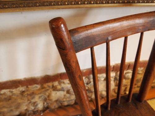 CHAIR RARE WELSH PRIMITIVE WINDSOR STICK BACK C1800 - ADDITIONAL PHOTO 5