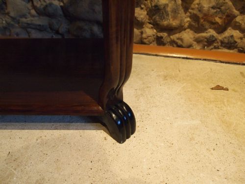 TABLE COFFEE LOW SIDE LAMP ART DECO BURR WALNUT C W BURNS C1930 - ADDITIONAL PHOTO 1