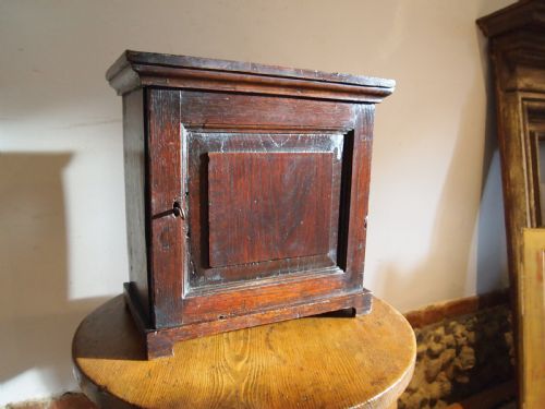 CUPBOARD SPICE CABINET GEORGE I OAK C1720 - ADDITIONAL PHOTO 6