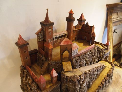 CASTLE SCRATCH BUILT EDWARDIAN FOLK ART GERMAN C1900 - ADDITIONAL PHOTO 7