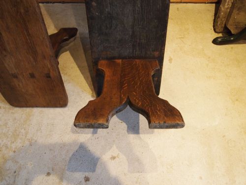 BENCHES WONDERFUL PAIR OF VICTORIAN DEEP SEAT OAK C1890 - ADDITIONAL PHOTO 11