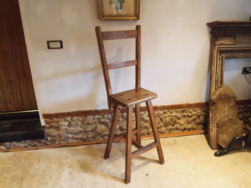 chair very rare victorian artist or professors chair c1880 - CATEGORY: ANTIQUE CHAIRS - DATED VICTORIAN