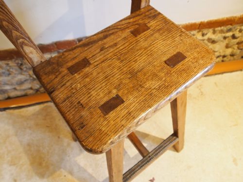 CHAIR VERY RARE VICTORIAN ARTIST OR PROFESSORS CHAIR C1880 - ADDITIONAL PHOTO 1