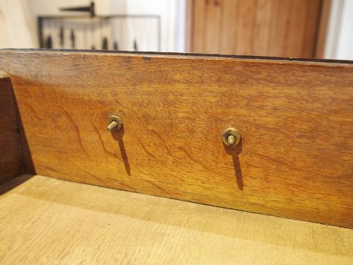 RARE NORFOLK GEORGE III OAK CHEST ON CHEST CHEST OF DRAWERS C1800 - ADDITIONAL PHOTO 7