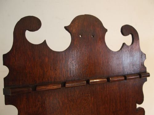 SPOON RACK RARE GEORGE III WELSH OAK BOX AND DRAWER C1800 - ADDITIONAL PHOTO 1