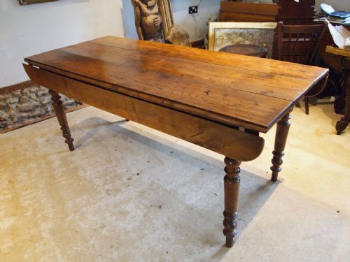 TABLE RARE SOLID ELM WEST COUNTRY REFECTORY FARMHOUSE DINING C1840 - ADDITIONAL PHOTO 4